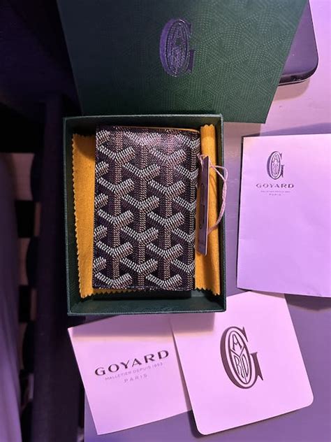 saint pierre goyard|goyard card holder inside.